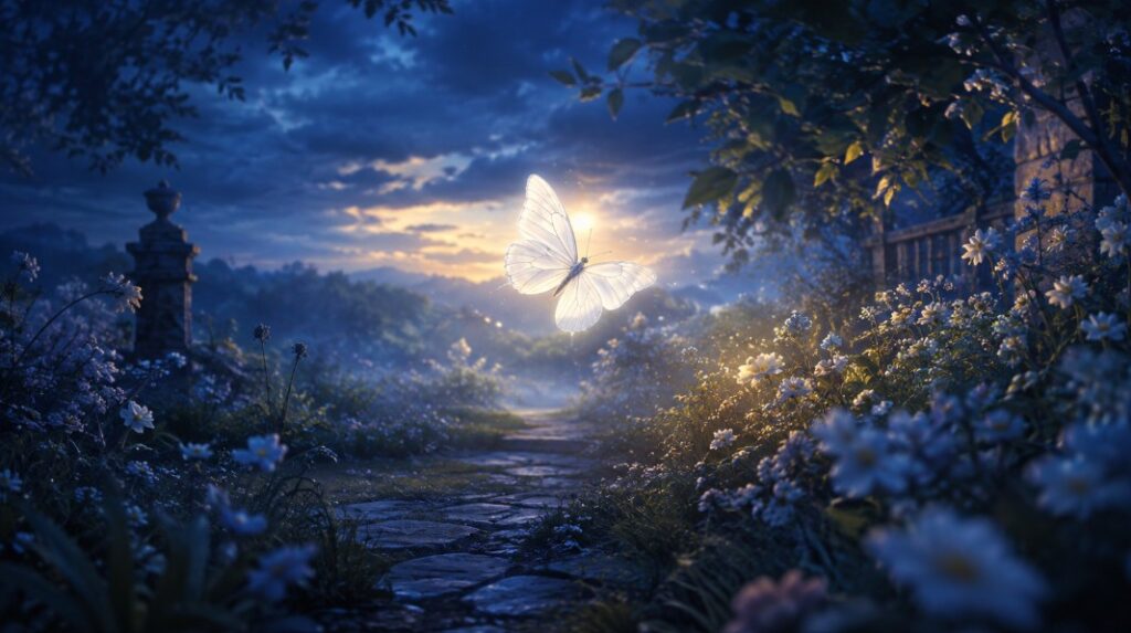 papillon blanc croyance présage signification